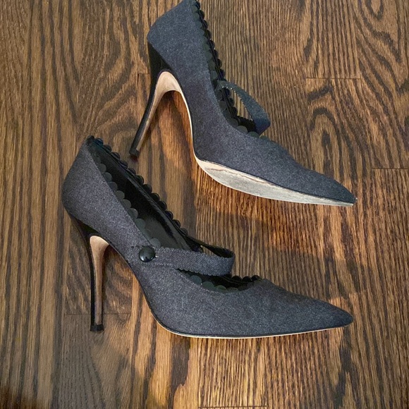 Manolo Blahnik Wool and Patent Leather Mary Janes - Picture 3 of 4